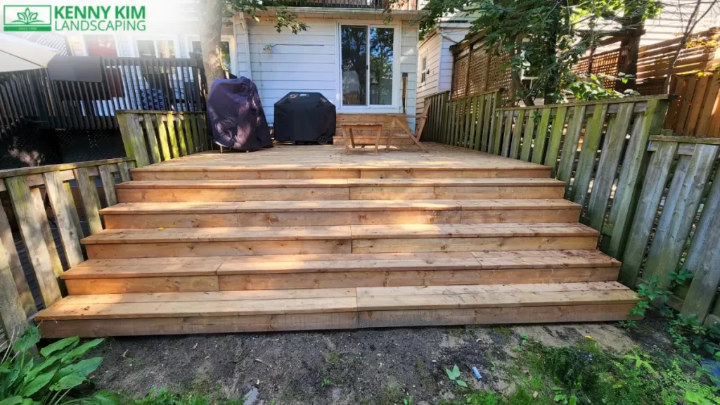 How to build deck stairs?