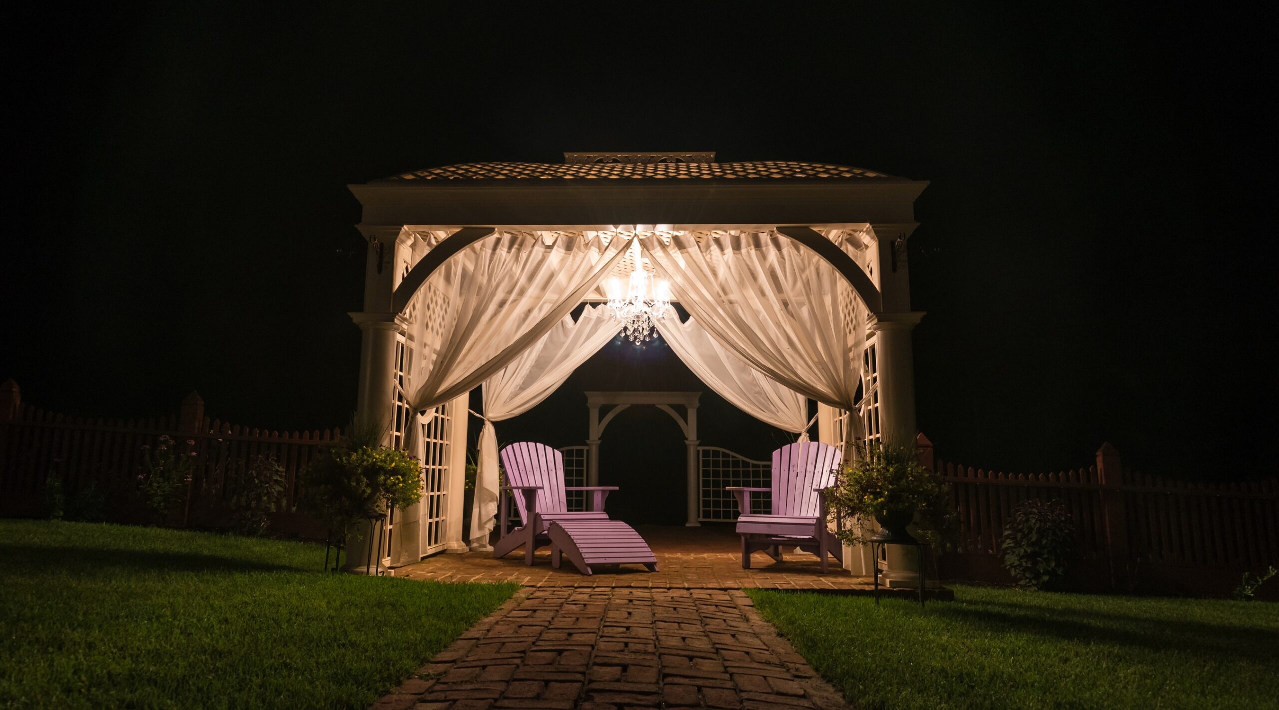 best outdoor gazebo landscape lightning